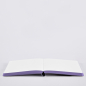 Preview: Nuuna, Notebook, Graphic S, Give me your heartlex cover from smooth bonded leather minidots pages, lila-schwarz, offen
